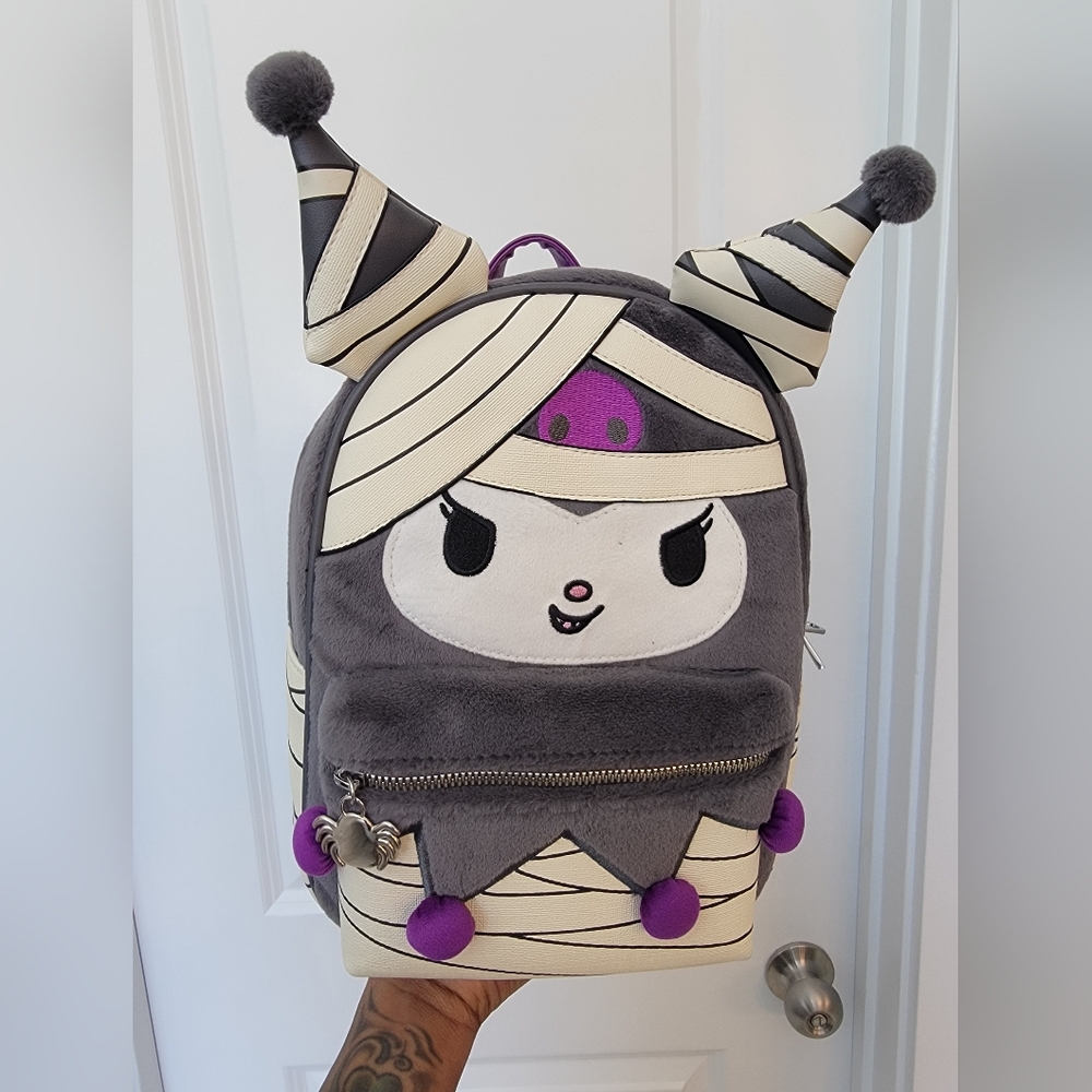 Kuromi Mummy Figural Mini Backpack